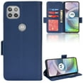 thumbnail image 1 of for Motorola Moto G 5G(2022) Wallet Case, Lychee Pattern PU Leather Shockproof Flip Folio Cover with Card Slots Holder Magnetic Clasp Lock Drop Resistant Kickstand Phone Case,Darkblue, 1 of 5