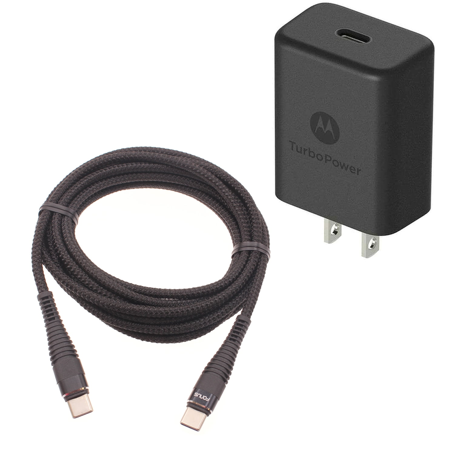 For Motorola Moto G 5G (2023) - 27W Fast Home Charger, TurboPower PD 6ft TYPE-C Cable USB-C Power Adapter Travel Wall for Motorola Moto G 5G (2023) Phone