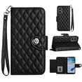 thumbnail image 1 of for Motorola Moto G 5G 2023 Wallet Case, Elegant Card Holder Cash Slot PU Leather Kickstand Wrist Strap Wallet Shockproof Protective Flip Women Girls Case Cover for Moto G 5G 2023, Black, 1 of 7