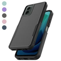 For Motorola Moto G 5G 2024 Case ,2 in 1 Phone Case for Moto G 5G 2024 6.6 inch ,Takfox Shockproof Protection Heavy Duty Armor Hard Plastic & Rubber Rugged Full Body Bumper Cover -Black