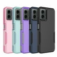 thumbnail image 1 of For Motorola Moto G 5G 2024 Case，Sturdy Durable Cover Cute Bumper Case for Moto G 5G 2024，Njjex Military Grade Protection Dual Layer Shockproof Heavy Duty Rugged Phone Case - Black, 1 of 6