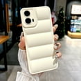thumbnail image 1 of for Motorola Moto G 5G (2024) Down Jacket Case, Fashion Shockproof Liquid Silicone Puffer Cover, Corners Portection Soft Flexible TPU Phone Case for Motorola Moto G 5G (2024) 6.6 inch, White, 1 of 7