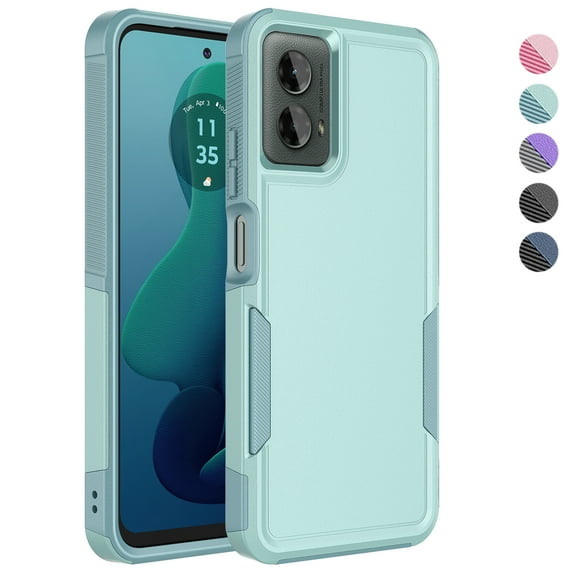 For Motorola Moto G 5G 2024 Phone Case, Moto G 5G 2024 Case, Dual Layer Shockproof Heavy Duty Military Grade Protective Case Hybrid Rugged Cover for Moto G 5G 2024, Mint Green