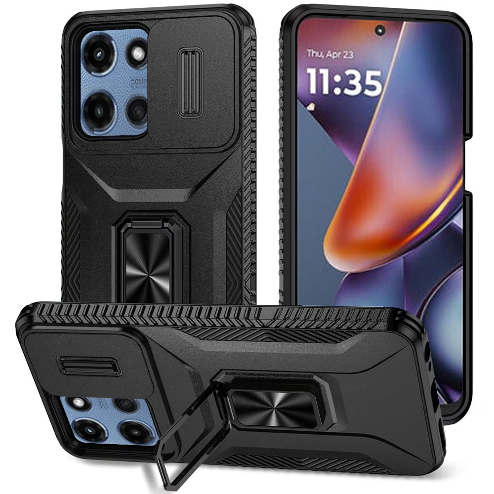 Per Motorola Moto G73 5G Custodia per auto Anello