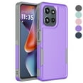 thumbnail image 1 of For Motorola Moto G 5G 2025 Case, Dual Layer Shockproof Heavy Duty Protective Cell Phone Cover Military Grade Protection Bumper Ebizware Durable Rugged Case for Moto G 5G 2025 6.7 Inch, Purple, 1 of 9