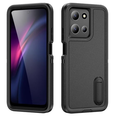 for Motorola Moto G 5G 2025 Case, Motorola Moto G 5G 2025 Phone Case with Built in Kickstand, Shockproof/Dustproof/Drop Proof Heavy Duty Military-Grade Rugged Protective Cover for Moto G 5G 2025