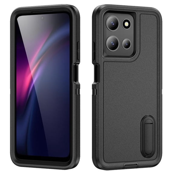 for Motorola Moto G 5G 2025 Case, Motorola Moto G 5G 2025 Phone Case with Built in Kickstand, Shockproof/Dustproof/Drop Proof Heavy Duty Military-Grade Rugged Protective Cover for Moto G 5G 2025