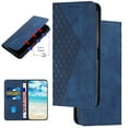 thumbnail image 1 of Motorola Moto G 5G (2025) Premium PU Leather Case Diamond Patterned, Wallet Folio Case Book Design Magnetic Closure with Kickstand and ID Holder Credit Card Slots Shockproof Phone Case,Royalblue, 1 of 10