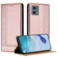 thumbnail image 1 of for Motorola Moto G 5G 2025 Slim Case with Card Holder, Premium PU Leather Wallet Case with Flip Card Slots Kickstand & Magnetic Closure for Motorola Moto G 5G 2025, Rosegold, 1 of 7