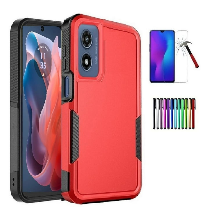 Motorola Moto G Play 2024 Phone Case, TPU Hard Cover Case Stylus