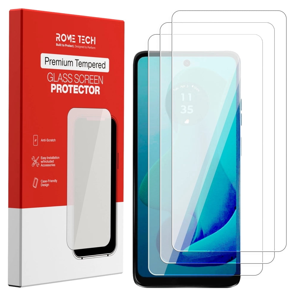 Motorola Moto G Play 2026/G 2025/2026 Tempered Glass Screen Protector 3 ...