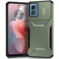 thumbnail image 1 of for Motorola Moto G Play 4G 2024 Case with Sliding Camera Lens Cover, Shockproof Rugged Hard PC Back & TPU Edge Military Grade Dual-Layers Protection Non-Slip Phone Case, Darkgreen, 1 of 7