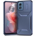 thumbnail image 1 of for Motorola Moto G Play 4G 2024 Case with Sliding Camera Lens Cover, Shockproof Rugged Hard PC Back & TPU Edge Military Grade Dual-Layers Protection Non-Slip Phone Case, Blue, 1 of 7