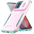 thumbnail image 1 of for Motorola Moto G Play 4G 2024, Luxury Sliding Camera Cover Soft TPU + Hard PC Shockproof Drop Protective Hybrid Stylish Ultra Slim Frosted Anti-slip Grip Case for Moto G Play 4G 2024, Rosegold, 1 of 7