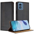thumbnail image 1 of for Motorola Moto G Play 4G 2024 Purse Case, Magnetic Closure Business PU Leather Card Slots Wallet Phone Case, Flip Silicone TPU Bumper Protective Cover with Stand Shockproof Folio Case, Black, 1 of 7