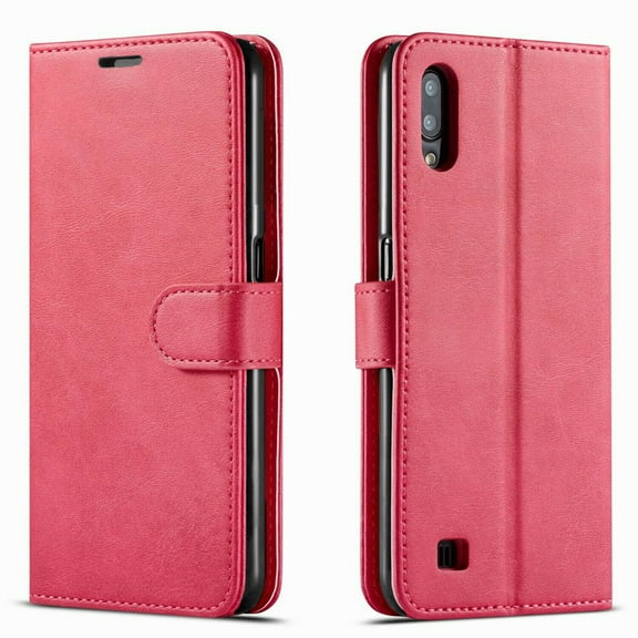 Motorola Moto G Power 2020 Case, Starshop Premium Leather Wallet Pocket Credit Card Slots-Pink