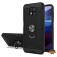 thumbnail image 1 of For Motorola Moto G Power 2021 (4G) Hybrid Ring Stand [360° Rotatable Ring Holder Magnetic Kickstand] Shockproof Rubber Phone Case Cover by Xpression [Black], 1 of 9