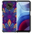 thumbnail image 1 of Motorola Moto G Power 2021 Case - Colorful Design Hybrid Armor Case Shockproof Dual Layer Protective Phone Cover - Purple Mandala, 1 of 2