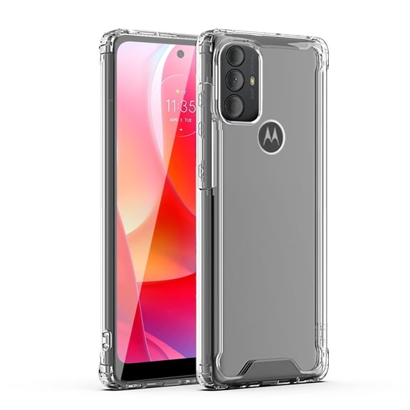For Motorola Moto G Power 2022, Motorola Moto G Pure 2021 Phone Cases, High Quality Slim Fit Hybrid Transparent Clean PC and TPU Bumper Case In Clear Cover for Moto-G Power 2022 /Moto-G Pure 2021