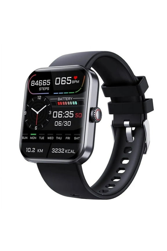 for Motorola Moto G Power (2022) Smartwatch, Fitness Activity Tracker for Men Women Heart Rate Sleep Monitor, Step Counter, 1.91" Full Touch Screen Fitness Tracker Smartwatch - Black