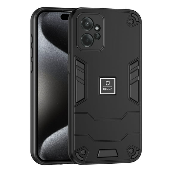 for Motorola Moto G Power 2023 Case, 2 in 1 Hybrid Shockproof Hard PC Soft TPU Bumper Non-Slip Protective Girls Women Boy Men Phone Cases Cover for Motorola Moto G Power 2023, Black