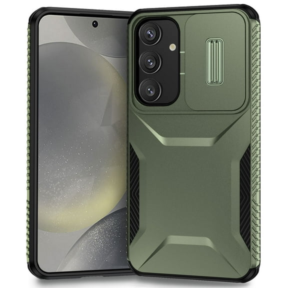 for Motorola Moto G Power 2025 / Moto G Play 2025 Case with Camera Lens Protector, Heavy Duty Shockproof Anti-Scratch Rugged Hybrid TPU PC Phone Case for Motorola Moto G Power (2025), Darkgreen