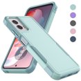 thumbnail image 1 of For Motorola Moto G Power 5G 2024 Case ,2 in 1 Phone Case for Moto G Power 5G 2024 6.7",Takfox Shockproof Protection Heavy Duty Armor Hard Plastic & Rubber Rugged Full Body Bumper Cover-Mintgreen, 1 of 14