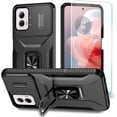 for Motorola Moto G Power 5G 2024 Case with HD Screen Protector & Slide