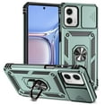 thumbnail image 1 of for Motorola Moto G Power 5G 2024 Case Heavy Duty Military Grade Protection,Camera Lens Slide Protection & 360°Rotate Magnetic Car Mount Holder Kickstand Rugged Shockproof Drop Hard Shell,Darkgreen, 1 of 8