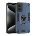 thumbnail image 1 of Motorola Moto G Power 5G 2024 Case with Ring Holder Kickstand Military Grade Shockproof Heavy Duty Camera Lens Protection with Magnetic Car Mount Holder Rugged Phone Case, Navyblue, 1 of 7