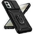 thumbnail image 1 of for Motorola Moto G Power 5G 2024 Case with Slide Camera Cover HD Screen Protector [ Grade Drop Tested]  Ring Holder Kickstand Protective Phone Case for Moto G Power 5G 2024, Black, 1 of 17