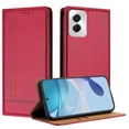 thumbnail image 1 of for Motorola Moto G Power 5G 2024 Slim Case with Card Holder, Premium PU Leather Wallet Case with Flip Card Slots Kickstand & Magnetic Closure for Motorola Moto G Power 5G 2024, Red, 1 of 6