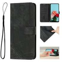 for Motorola Moto G Power 5G 2024 Wallet Case, Classic PU Leather Shockproof Folio Flip Stand Magnetic Closure Money Pocket Simple Business Purse Card Slots Case Cover for Moto G Power 5G 2024, Black