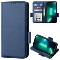 thumbnail image 1 of for Motorola Moto G Power 5G 2024 Wallet Case with RFID Blocking Credit Card Holder, Lichee Patterned Luxury PU Leather Folio Flip Kickstand Protective Shockproof Cover Women Men Phone Case,Darkblue, 1 of 10