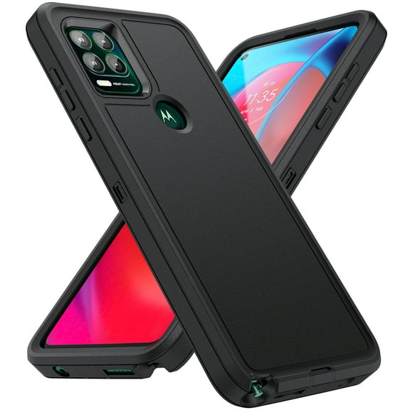 for Motorola Moto G Power 5G 2025 Case, Heavy Duty Drop Protection Case, Rugged Shockproof Dust Proof 3- Layers Tough Drop Resistant Protective Phone Cover for Motorola Moto G Power 5G 2025, Black