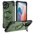 thumbnail image 1 of for Motorola Moto G Power 5G 2025 Case Magnetic with Camera Ring Kickstand, Slim Shockproof Military Protecive Wireless Charging Phone Cover Case Compatible with Moto G Power 5G 2025, Armygreen, 1 of 7