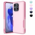 thumbnail image 1 of For Motorola Moto G Power 5G 2025 Case，Sturdy Durable Cover Cute Bumper Case for Moto G Power 5G 2025，Njjex Military Grade Protection Dual Layer Shockproof Heavy Duty Rugged Phone Case - Pink, 1 of 7