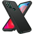 thumbnail image 1 of for Motorola Moto G Power 5G 2025 Rugged Case, Triple-Layers [Military Grade Protection] Anti-Scratch Phone Cover Shockproof Heavy Duty Durable Case for Motorola Moto G Power 5G 2025, Black, 1 of 8