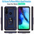 thumbnail image 1 of Motorola Moto G Stylus 2020 Case, STARSHOP Drop Protection Ring Kickstand Cover- Ink Blue, 1 of 6