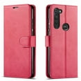 thumbnail image 1 of Motorola Moto G Stylus 2020 Case, Starshop Premium Leather Wallet Pocket Credit Card Slots-Pink, 1 of 8