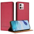 thumbnail image 1 of for Motorola Moto G Stylus 4G 2023 Purse Case, Magnetic Closure Business PU Leather Card Slots Wallet Phone Case, Flip Silicone TPU Bumper Protective Cover with Stand Shockproof Folio Case, Red, 1 of 7
