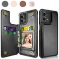 thumbnail image 1 of Motorola Moto G Stylus 5G 2023 Case,Takfox PU Leather Folio Wallet Case with Card Slots Holder Kickstand Double Magnetic Clasp Shockproof Anti-Scratch Protective Cover for Moto G Stylus 5G 2023-Black, 1 of 10