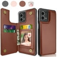 thumbnail image 1 of Motorola Moto G Stylus 5G 2023 Case,Takfox PU Leather Folio Wallet Case with Card Slots Holder Kickstand Double Magnetic Clasp Shockproof Anti-Scratch Protective Cover for Moto G Stylus 5G 2023-Brown, 1 of 10
