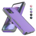 thumbnail image 1 of Motorola Moto G Stylus 5G 2023 Phone Case, eBizWare Shockproof Case Cover for Moto G Stylus 5G 2023, Heavy Duty Armor Full Body Protective Case -Purple, 1 of 10