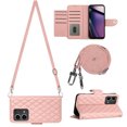 thumbnail image 1 of for Motorola Moto G Stylus 5G 2023 Wallet Case, Elegant Card Holder Cash Slot PU Leather Kickstand Shoulder Strap Shockproof Protective Flip Women Girls Case Cover for Moto G Stylus 5G 2023, Coralpink, 1 of 6