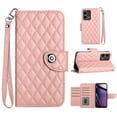 thumbnail image 1 of for Motorola Moto G Stylus 5G 2023 Wallet Case, Elegant Card Holder Cash Slot PU Leather Kickstand Wrist Strap Wallet Shockproof Protective Flip Women Girls Case for Moto G Stylus 5G 2023, Coralpink, 1 of 7