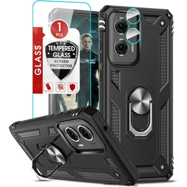 for Motorola Moto G-Stylus-5G 2024 Case: [𝐍𝐨𝐭 𝐅𝐢𝐭 𝐆 𝟓𝐆 𝟐𝟎𝟐𝟒] with Screen Protector and Camera Lens Protector, Military-Grade Cover with Magnetic Stand Motorola Stylus 5G 2024, Black