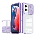 thumbnail image 1 of for Motorola Moto G Stylus 5G 2024 Case, Stylish Slim Crystal Clear PC Back + TPU Silicone Case with Sliding Camera Cover Anti-fingerprint Shockproof Phone Cases for Moto G Stylus 5G 2024, Purple, 1 of 6
