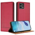 thumbnail image 1 of for Motorola Moto G Stylus 5G 2025 Slim Case with Card Holder, Premium PU Leather Wallet Case with Flip Card Slots Kickstand & Magnetic Closure for Motorola Moto G Stylus 5G 2025, Red, 1 of 7