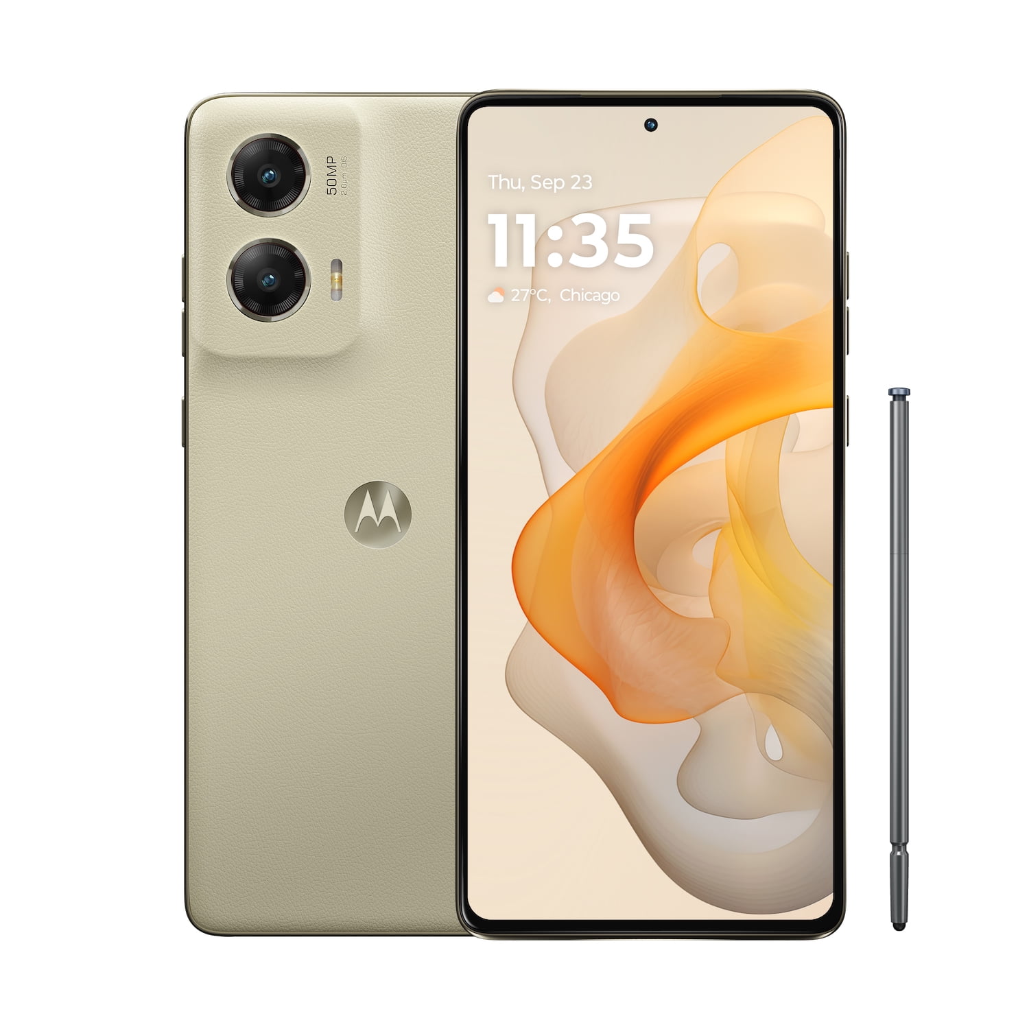 Motorola Moto G Stylus 5G 256GB Smartphone (Unlocked), Caramel Latte